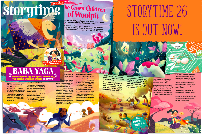 Storytime 26 is out now, kids magazine subscriptions, halloween stories for kids