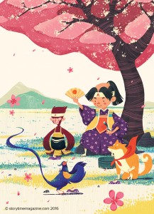Momotaro, Japanese legend, favourite fictional foods, kids magazine subscriptions, magazines of kids