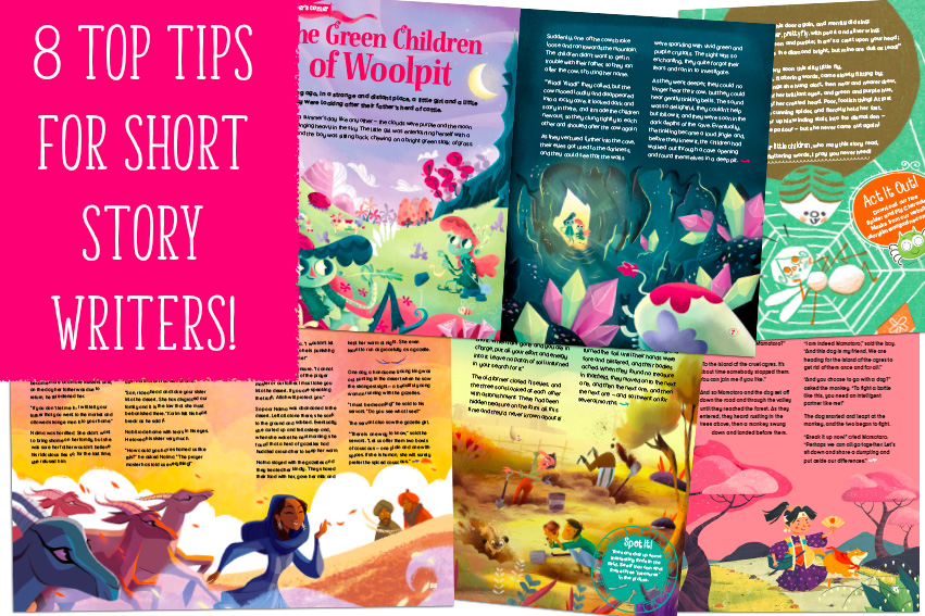 Tips for short story writers, kids magazine subscriptions, storytime magazine