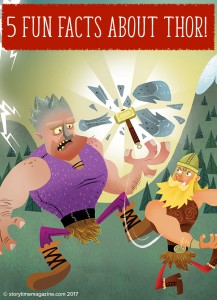 Norse myths for kids, Thor, Storytime magazine, magazine subscriptions for kids, best bedtime stories