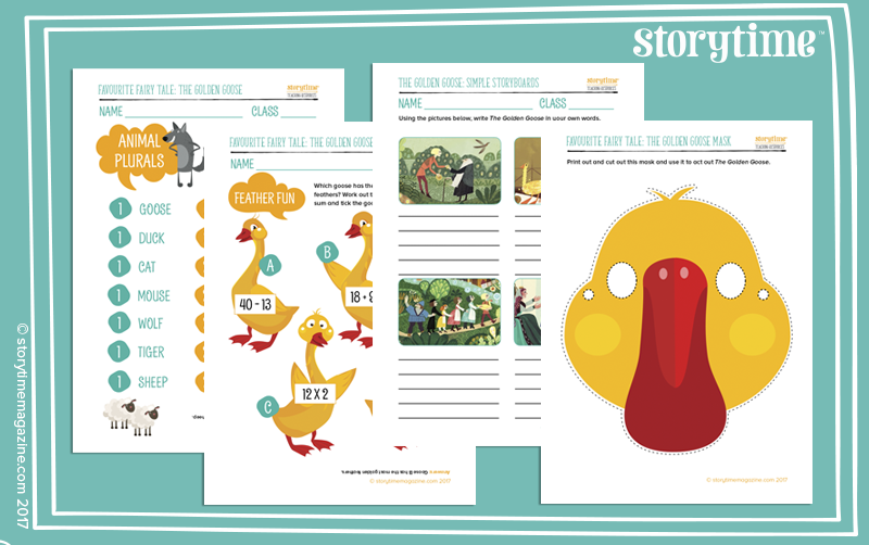 Storytime magazine, free printables, Golden Goose, teaching resources, lesson ideas, downloads