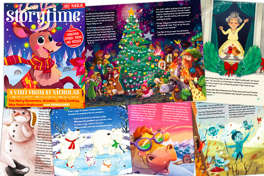 Storytime Issue 40, Storytime Christmas Issue, Christmas stories, Twas the Night Before Christmas, Clement Clarke Moore, Xmas stories for kids, kids magazine subscriptions, magazine subscriptions for kids