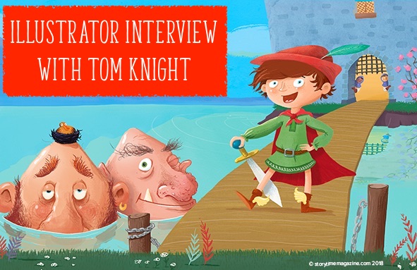 illustrator interview tom knight, storytime magazine, storytime issue 45, jack the giant killer