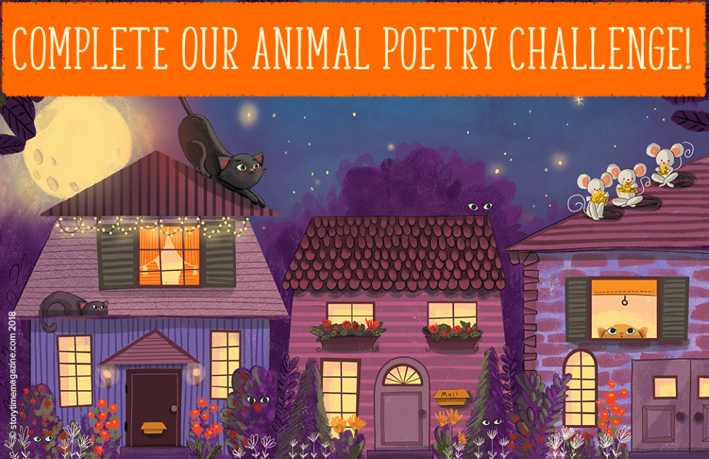 Animal Poetry Challenge, Storytime magazine, kids magazine subscriptions, gift subscriptions for kids, educational magazines, children's poetry, kids poetry