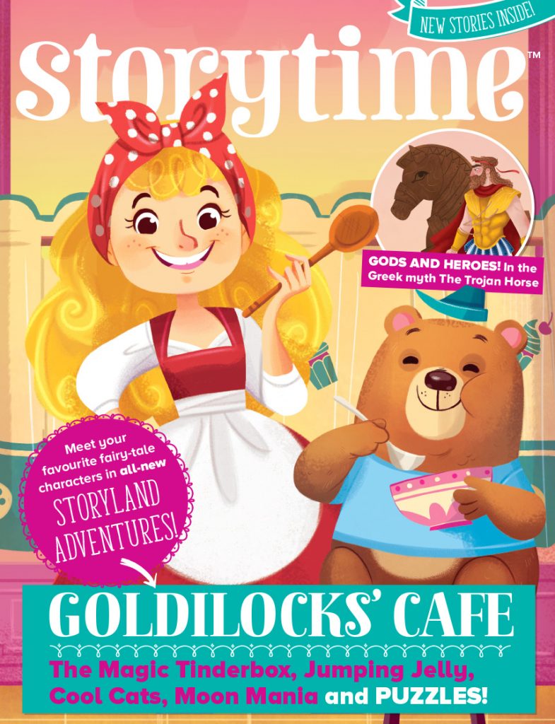 Illustrator Interview: Giorgia Broseghini, kids magazine subscriptions, storytime magazine, storytime issue 49, goldilocks, fairytales