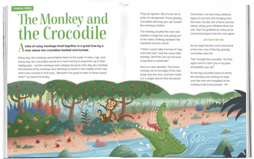 Storytime_kids_magazines_Issue21_monkey_and_crocodile_stories_for_kids_www.storytimemagazine.com