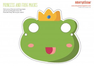 storytime_kids_magazines_free_printables_frog_princess_masks_www.storytimemagazine.com