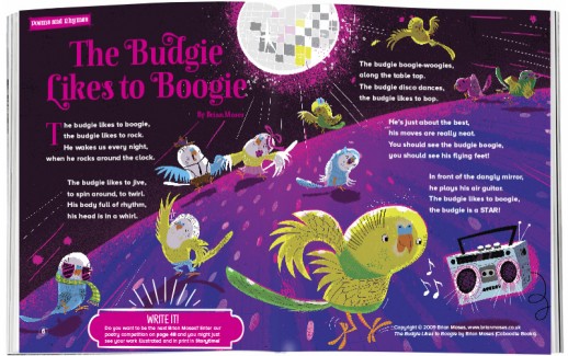 Storytime_kids_magazines_Issue25_the_budgie_likes_to_boogie_stories_for_kids_www.storytimemagazine.com