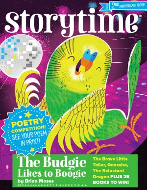 storytime_kids_magazines_issue25_the_budgie_likes_to_boogie_www.storytimemagazine.com, kids magazine subscriptions, poetry for kids, national poetry day