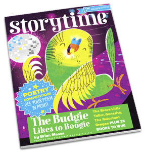 Storytime_kids_magazines_issue25_the_budgie_likes_to_boogie_www.storytimemagazine.com