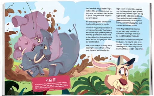 Storytime_kids_magazines_Issue48_the_hare_and_the_elephant_stories_for_kids_www.storytimemagazine.com