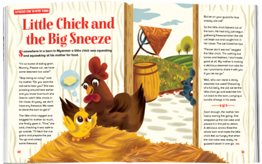 Storytime_kids_magazines_Issue53_Little_Chick_Big Sneeze_stories_for_kids_www.storytimemagazine.com