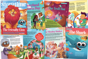 Storytime Issue 59, Kids magazine subscriptions, Androcles and the Lion