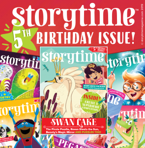 Storytime Issue 61, 5th birthday issue, Swan lake