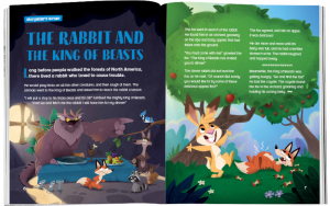 Storytime_kids_magazines_issue80_The_rabbit_and_the_king_of_beasts_www.storytimemagazine.com