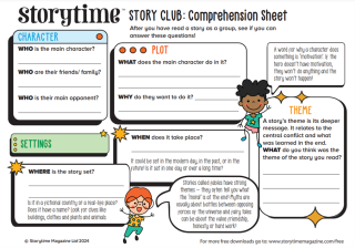 Story Comprehension Sheet
